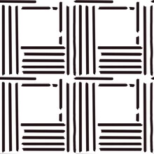 Seamless Abstract Textured Pattern. Simple Background Black, White. Squares, Lines. Digital Brush Strokes. Design For Textile Fabrics, Wrapping Paper, Background, Wallpaper, Cover.