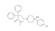 © Сергей Шиманович - loperamide molecule, structural chemical formula, ball-and-stick model, isolated image antidiarrhea agent