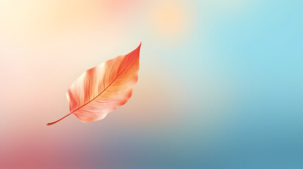 Wall Mural - simple natural leaves background