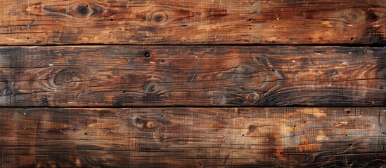 Wall Mural - Brown wooden texture on a background.