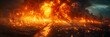  A Raging Blaze Engulfs a Massive Factory Devouring ,
Nuclear apocalypse survivor.