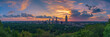 American City Panorama evoking Atlanta City