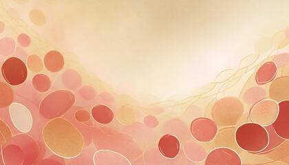 Wall Mural - red blood cells medical background banner
