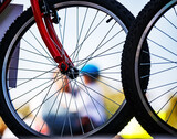 Bicycle wheels at the Villajoyosa Bike Day