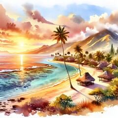 Wall Mural - beach