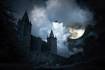 Poster - Mysterious medieval castle