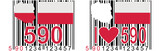 Fototapeta Desenie - Love for Polish products by buying those with the first 590 numbers in the bar code label.