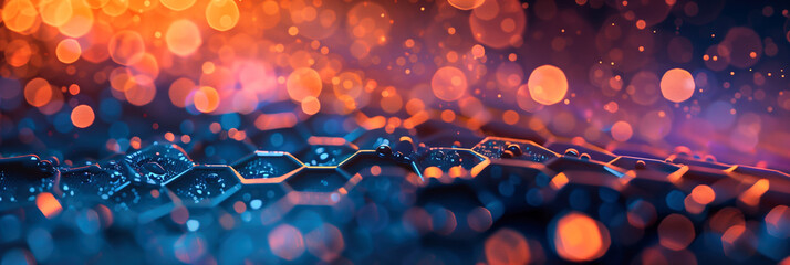 abstract background with honeycombs 