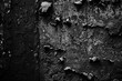 Black On Black Background. Dark Grunge Textured Stone Wall in Grey Tones