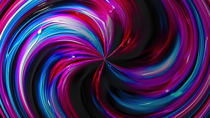 Wall Mural - Abstract twirl background. Computer generated 3d render