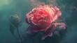 The Blooming Rose.  ,Generative ai,