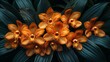 Floral displays in tropical gardens include Cymbidiums or Boat orchids