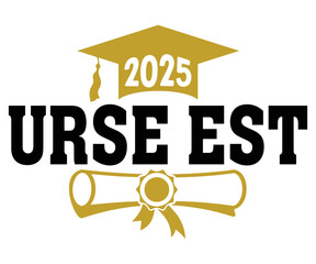 Sticker - jrse est Svg,Class of 2024, Graduation,Senior,Class Senior,Cheer Mom ,Senior 2024 
