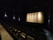 empty and dark modern cinema hall