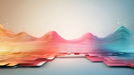 Wall Mural - abstract background with lines