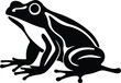 bullfrog silhouette