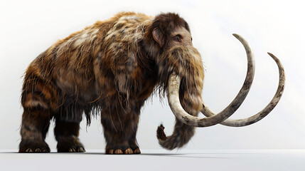 Wall Mural - a fascinating creature that combines features of both a mammoth and a woolly mammoth.