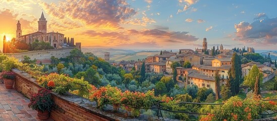 Beautiful view of the old town