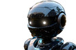 A 3D animated cartoon render of a cyber security robot with a lock-shaped head and antivirus shield.