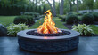 Fire pits outdoor fireplace propane fire pits in the garden .