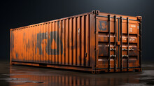 Rusty, Old, Very Bad, 40ft Shipping Container
