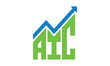 © Gakiya - AIC financial logo design vector template.