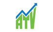 © Gakiya - ATV financial logo design vector template.