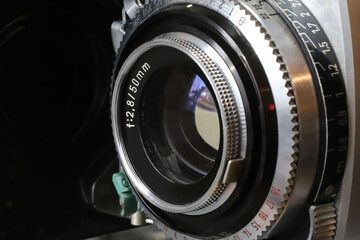 camera lens close up