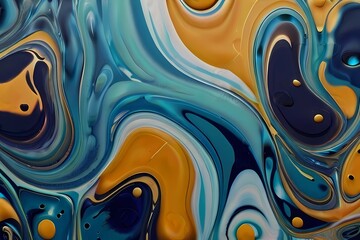 Wall Mural - abstract background with waves