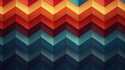 Poster - a geometric background with diagonal lines forming a zigzag pattern