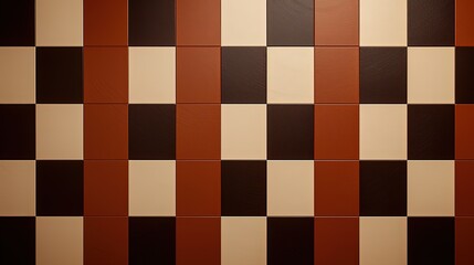 Canvas Print - a patterned background with square tiles arranged in a checkerboard design