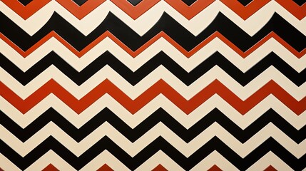 Canvas Print - zigzag lines with a mesmerizing and hypnotic pattern capturing attention and interest