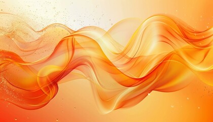 Sticker - abstract orange background