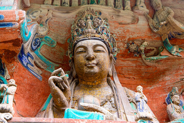 Buddha statue at Dazu Rock Carvings