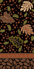 Wall Mural - Traditional Batik Motif 02