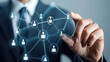 © Thanos - Executives Touching Network Structure Digital