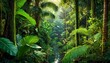  the forest Exploring the depths of the rainforest, verdant tapestry, vibrant , nature, tree,  ecosystem, wildlife sanctuary biodiversity hotspot adventurous spirit