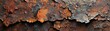 An abstract texture of rusted metal showcasing layers of decay, corrosion, and rich earthy tones
