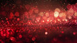 Defocused abstract red lights background,Red shiny festive beautiful background. Beautiful background of defocused shiny red round circles, festive bokeh
