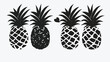 Creative Professional Trendy and Minimal Kisses Pineapple