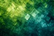 Abstract background with blue and green squares,  Fantasy fractal texture,  Digital art