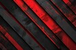 Abstract black and red grunge background with stripes