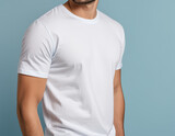 Fototapeta  - White t-shirt mockup