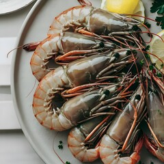 Canvas Print - prawns