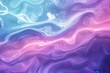 Mesmerizing Fluid Formations in Ethereal Violet and Turquoise Hues Captivating Abstract Digital Art