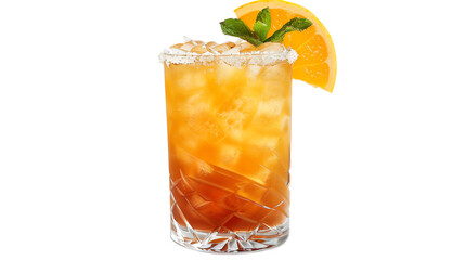 Mai tai isolated on white background