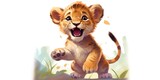 Fototapeta Dziecięca - Cute animal in the jungle