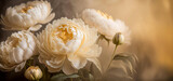 Fototapeta Kwiaty - Tapeta wiosenne kwiaty peonie. Motyw kwiatowy