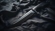 close-up of mtech extreme fixed blade hunting knife with a tactical sheath