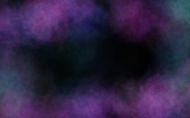 Wall Mural - abstract background with purple and blue clouds and haze